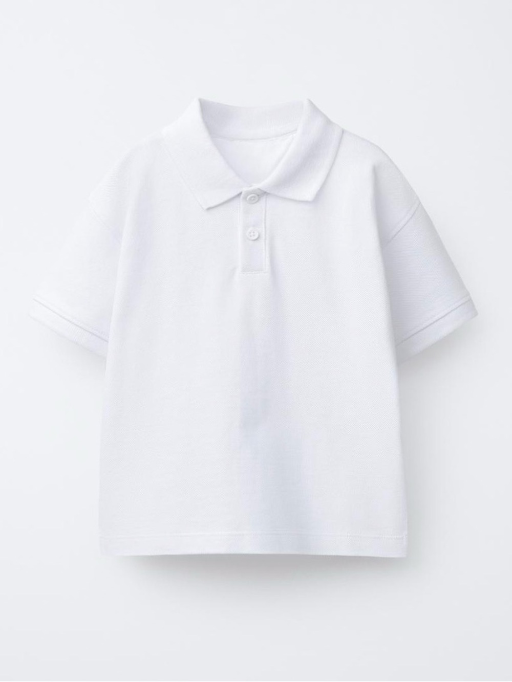 Zara Kids White Short Sleeve Polo